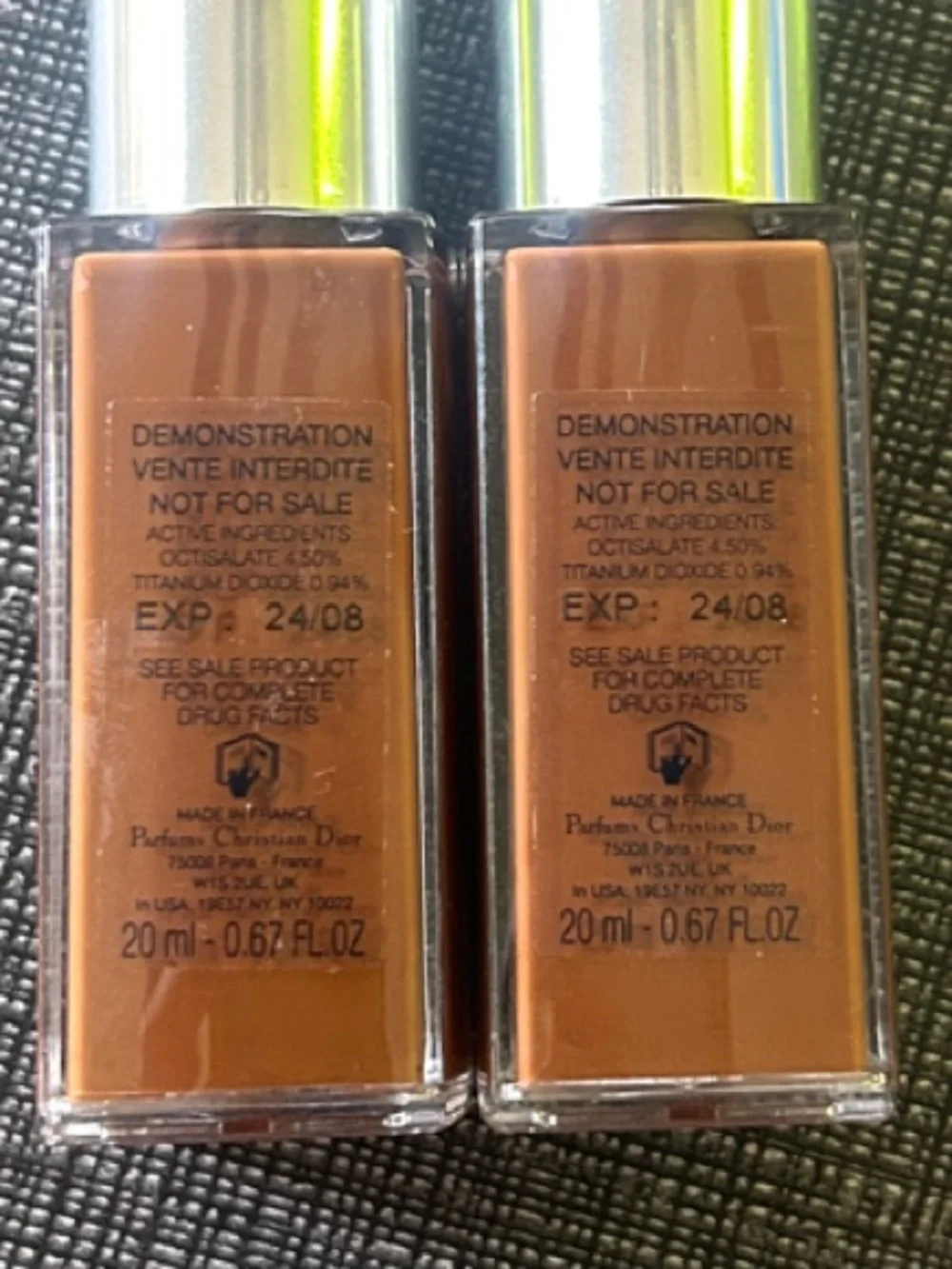 ❤️ 3/$18 Dior Forever Skin Glow Foundation Duo - Warm Tan Brown, TESTERS 20mL